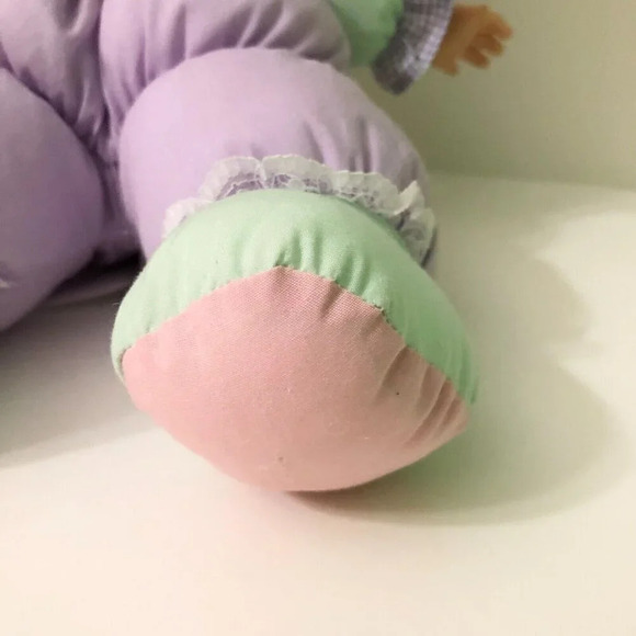 Vintage Doll Soft  Stuffed Squeaker Plush Cloth 14 Inch Puffalump Style - Picture 5 of 16